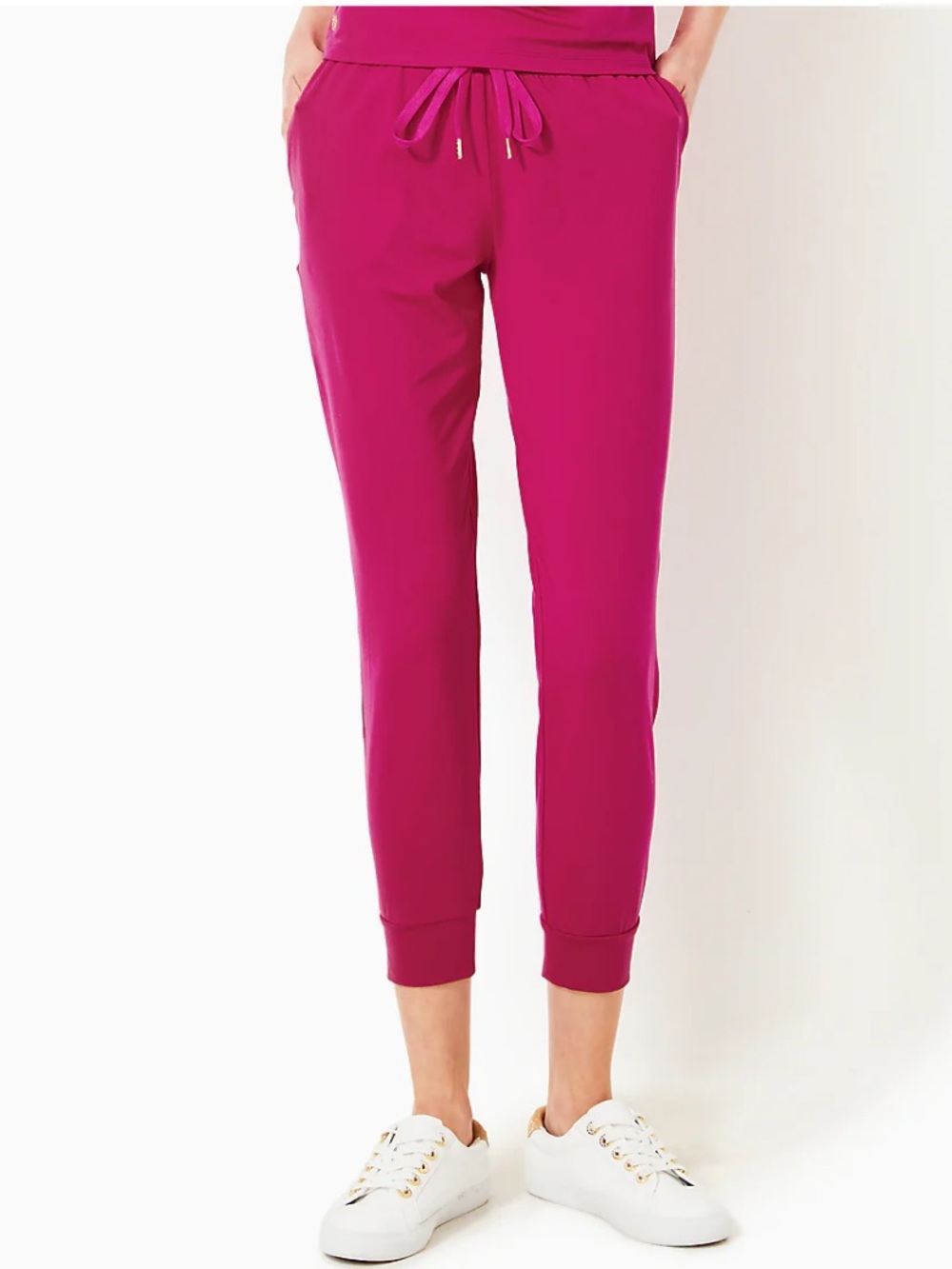 NWT Lily Pulitzer LILLABETH UPF 50+ PANT, MYSTIQUE PINK SIZE MEDIUM NEW WITH TAG